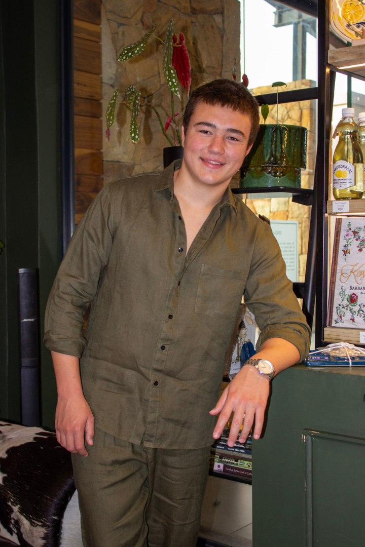 Men's Long Sleeve Shirt | Olive Tide