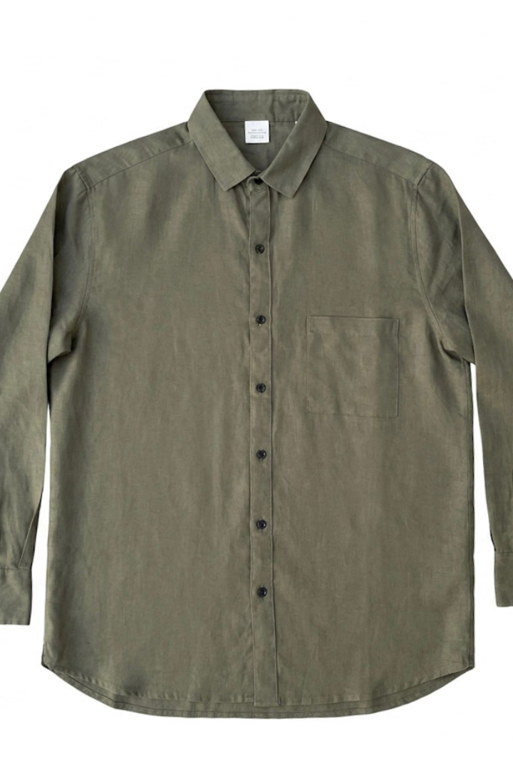 Men's Long Sleeve Shirt | Olive Tide