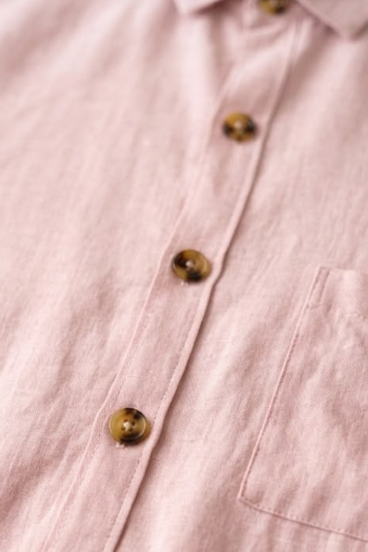 Long Sleeve Linen Shirt | Peachy Tide
