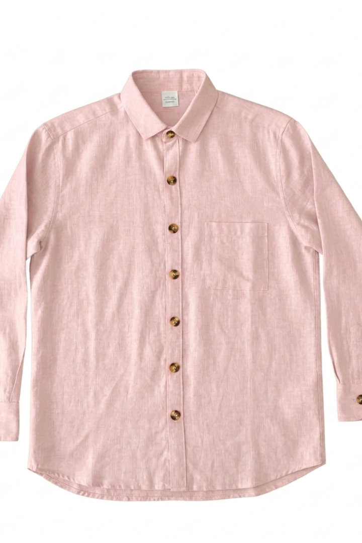 Long Sleeve Linen Shirt | Peachy Tide