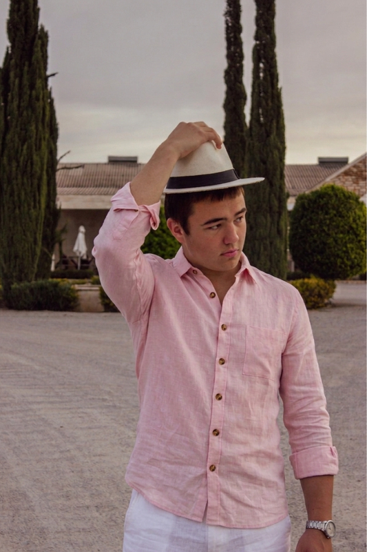 Long Sleeve Linen Shirt | Peachy Tide