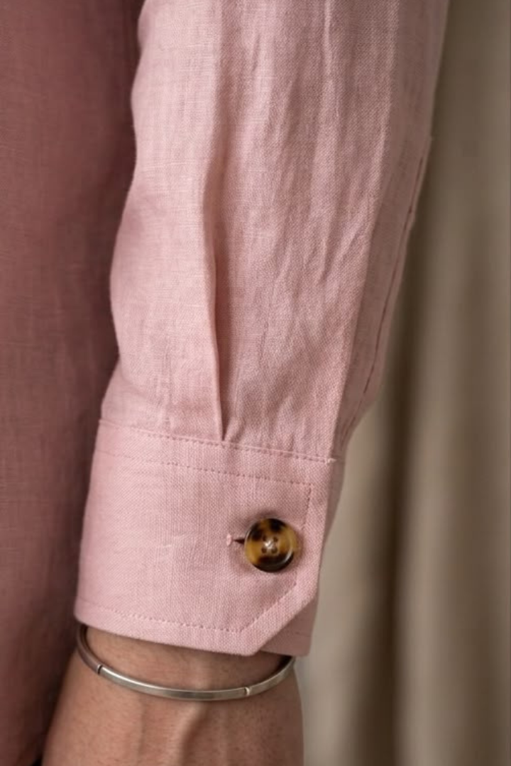 Long Sleeve Linen Shirt | Peachy Tide