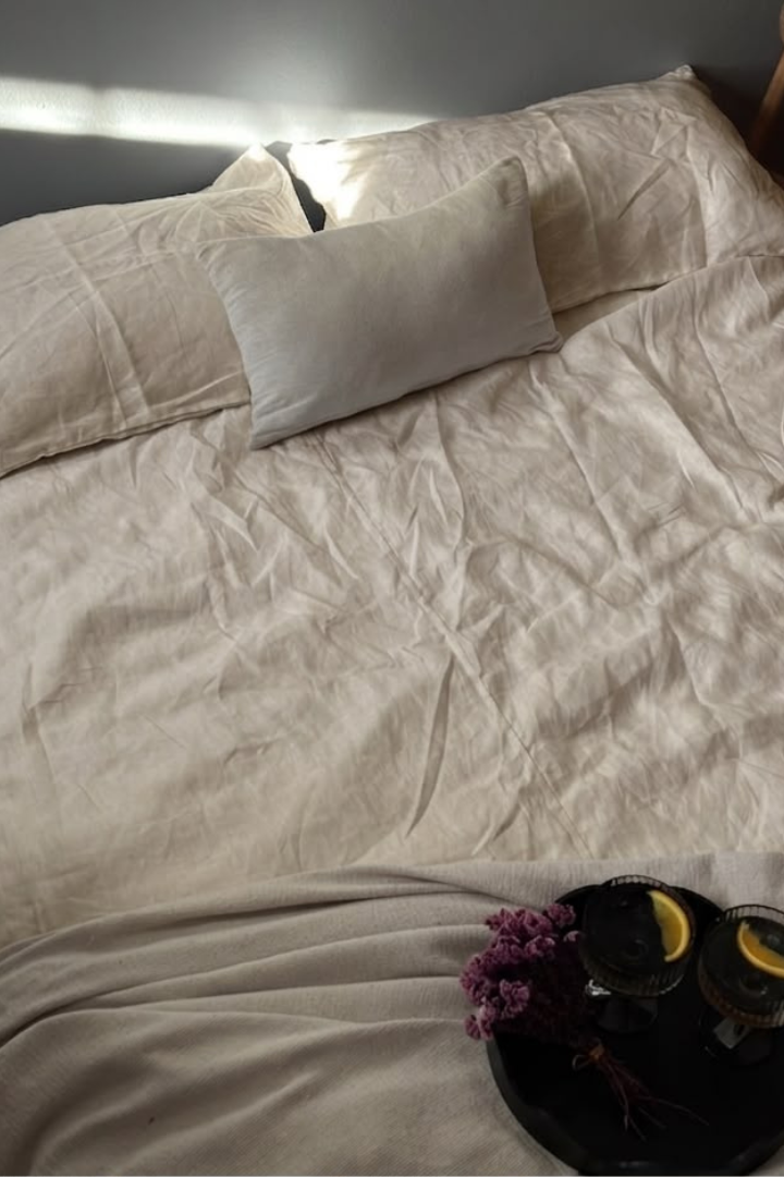 100% Natural Linen Bedding Set
