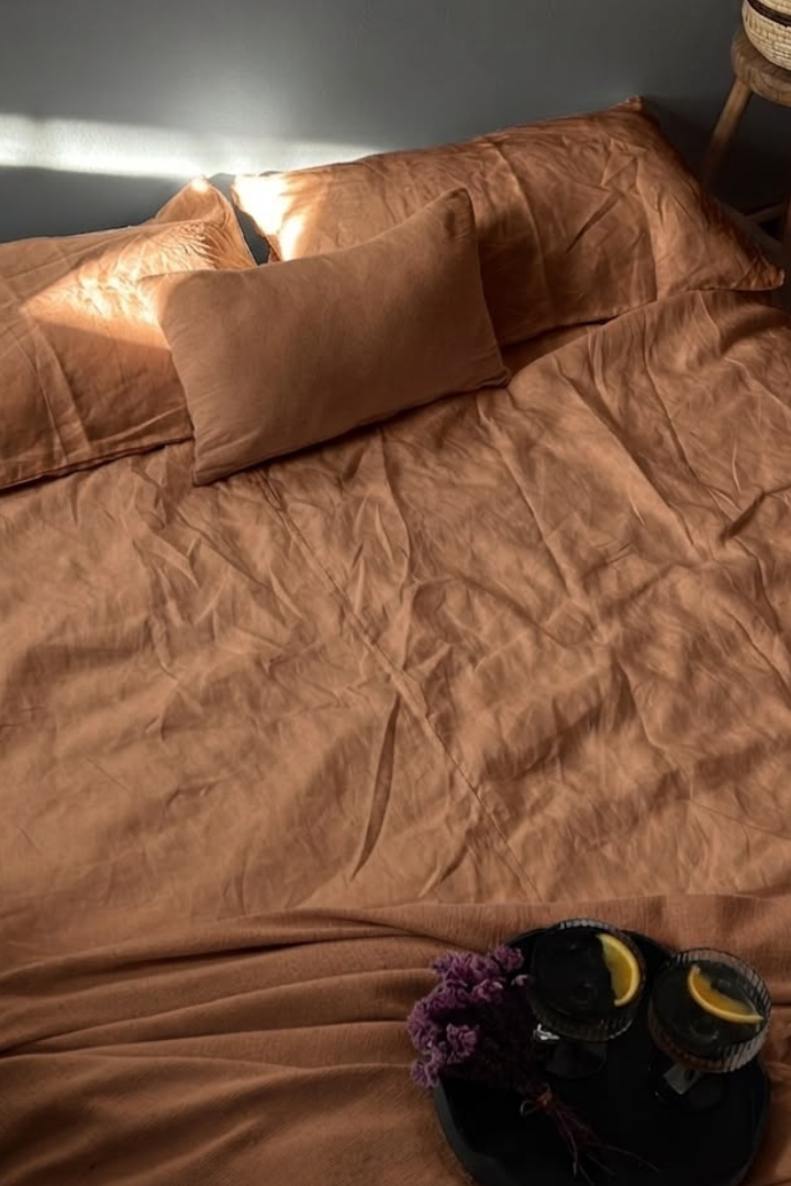 100% Natural Linen Bedding Set